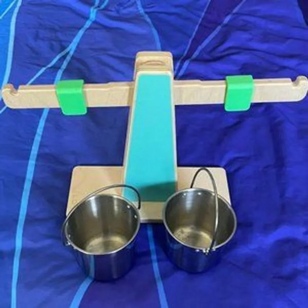 Lovevery Every Which Weigh Scale & Pails, from The Enthusiast Toddler Play Kit